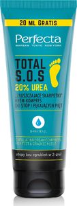 Perfecta Total S.O.S 20% Urea złuszczające skarpetki krem-kompres do stóp i pękających pięt 120 ml 1
