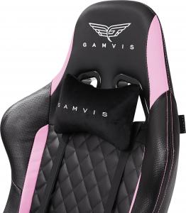 Fotel Gamvis Phantom Damski Czarno-różowy 11