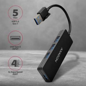 HUB USB Axagon 4x USB-A 3.2 Gen1 (HUE-G1A) 6
