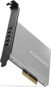 Axagon PCEM2-NC, adapter wewnętrzny PCIe x4 - M.2 NVMe M-key slot, chłodnica 1