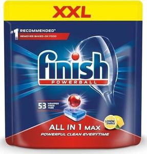 Finish FINISH_Powerball All In 1 Max tabletki do mycia naczyń w zmywarkach Lemon 53szt 1