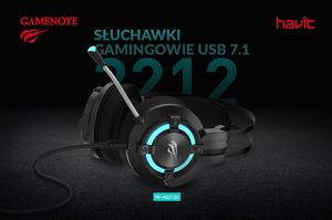 Słuchawki Havit Gamenote H2212U Niebieskie (1075515109) 7