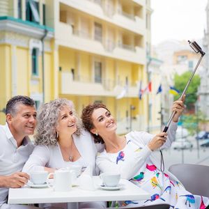 Selfie stick Blitzwolf Selfie-stick bluetooth do smartfona BlitzWolf BW-BS6 (kolor czarny) 3