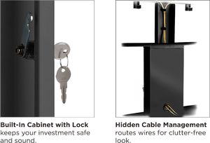 Maclean Stojak podłogowy MC-844 45'' - 55'' 3