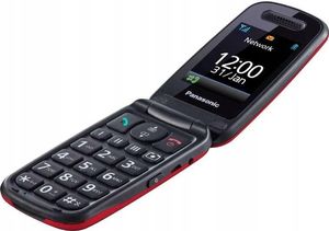 Telefon komórkowy Panasonic KX-TU456 Czerwony 4