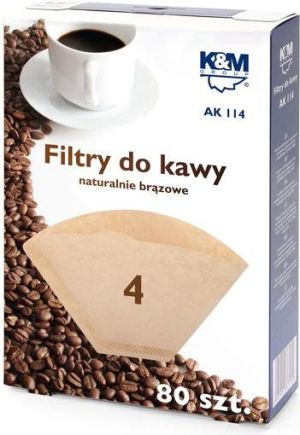 König & Meyer Filtr do kawy, rozmiar 4, 80szt. 1