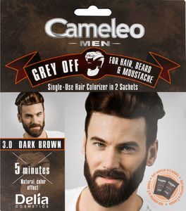 Delia Cosmetics Cameleo Men Krem do włosów,brody i wąsów nr 3.0 dark brown 1