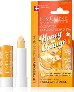 Eveline Eveline Lip Therapy Professional Pomadka odżywcza do ust Honey with Orange 1szt 1
