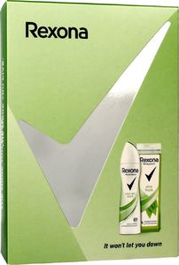 Rexona  Rexona Zestaw prezentowy Aloe (dezodorant spray 150ml+ żel pod prysznic 250ml) 1