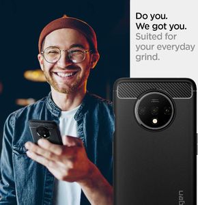 Spigen SPIGEN RUGGED ARMOR ONEPLUS 7T MATTE BLACK 3