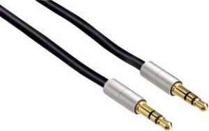 Kabel Hama Jack 3.5mm - Jack 3.5mm 1m srebrny (000937750000) 2