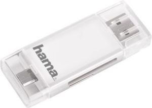 Czytnik Hama USB 2.0 SD/microSD 2W1 USB/microUSB - (001239490000) 1