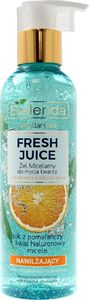 Bielenda Fresh Juice Żel micelarny nawilżający z wodą cytrusową Pomarańcza 190g 1