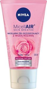 Nivea Micell Air Skin Breathe Micelarny Żel oczyszczający z Wodą Różaną 150ml 1