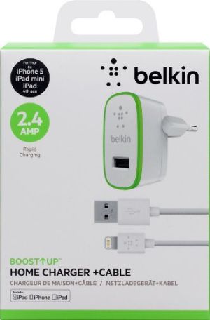 Ładowarka Belkin USB z kablem Lightning (F8J125vf04-WHT) 1