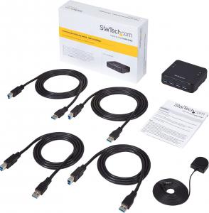HUB USB StarTech 4x USB-B  + 4x USB-A 3.0 (HBS304A24A) 5