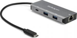 HUB USB StarTech 1x RJ-45 1x USB-C  + 2x USB-A 3.2 Gen2 (HB31C2A1CGB) 1