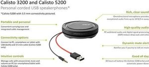 Zestaw głośnomówiący Poly Calisto 5200 Czarny  (210902-01) 3