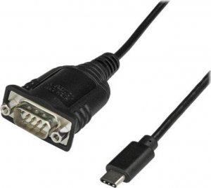 Kabel USB StarTech USB-C - DB-9 0.4 m Czarny (ICUSB232C) 1