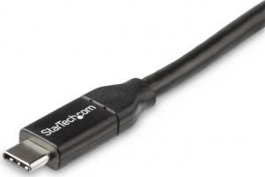 Kabel USB StarTech USB-C - USB-C 0.5 m Czarny (USB2C5C50CM) 2