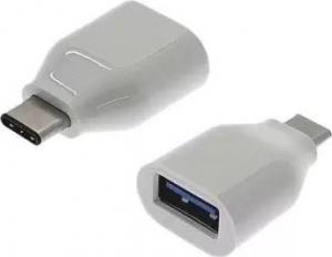 Adapter USB Mcab USB-C - USB Biały  (2200038) 1
