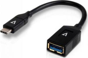 Adapter USB V7 USB-C - USB Czarny  (V7U3C-BLK-1E) 1