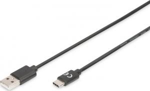 Kabel USB Digitus USB-A - USB-C 4 m Czarny (AK-300148-040-S) 1