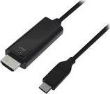 Kabel USB Mcab USB-C - HDMI 1 m Czarny (2200053) 1