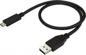Kabel USB StarTech USB-A - USB-C 0.5 m Czarny (USB31AC50CM) 1