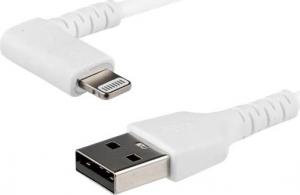 Kabel USB StarTech USB-A - Lightning 1 m Biały (RUSBLTMM1MWR) 1