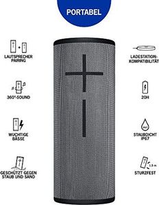 Głośnik Logitech Logitech UE MEGABOOM 3 WIFI BLUETOOTH/SPEAKER STORM GRAY - N/A - EMEA IN 7