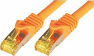 Mcab Mcab 0.5M CAT7 S-FTP LSZH ORA 10PACK/RAW CABLE PIMF RJ45 500MHZ 1