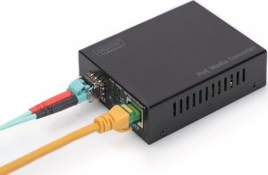 Konwerter światłowodowy Digitus Assmann GIGABIT POE MEDIA CONVERTER/SFP 10/100/1000BASE-T TO SFP IN 2