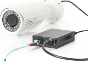 Konwerter światłowodowy Digitus Assmann GIGABIT POE MEDIA CONVERTER/SFP 10/100/1000BASE-T TO SFP IN 3