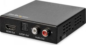 System przekazu sygnału AV StarTech 4K HDMI AUDIO EXTRACTOR/4K 60HZ DUAL RCA AUDIO 1