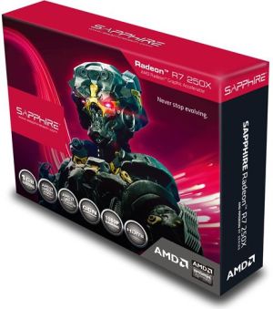 Karta graficzna Sapphire Sapphire Radeon R7 250X, 1GB GDDR5 (128-Bit), HDMI, DVI, DP, LITE (11229-00-20G) 2