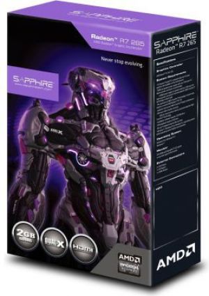 Karta graficzna Sapphire Radeon R7 265, 2GB GDDR5 (256 Bit), HDMI, 2xDVI, DP, LITE, Dual-X (11232-00-20G) 2