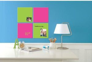 Nobo Quartet 36x36 cm, zielona, magnetyczna, suchościeralna - (1903773) 2