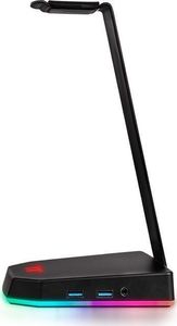 Thermaltake Stojak na słuchawki E1 RGB czarny 2