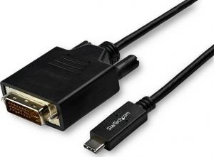 Kabel USB StarTech USB-C - DVI-D 3 m Czarny (CDP2DVI3MBNL) 1