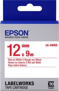 Epson Epson Epson Label Cartridge Standard LK-4WRN Red/White 12mm (9m) 1