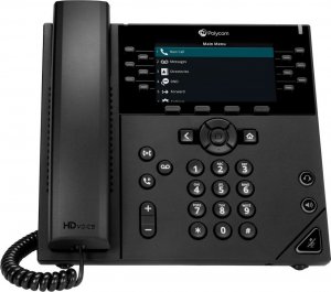 Telefon Poly Poly VVX 450 12-LINE BIZ-IP-PHONE/DUAL 10/100/1000 ETHERNET-NO PS IN 1