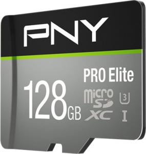 Karta PNY PRO Elite MicroSDXC 128 GB Class 10 UHS-I/U3 A1 V30 (P-SDU128V31100PRO-GE) 2