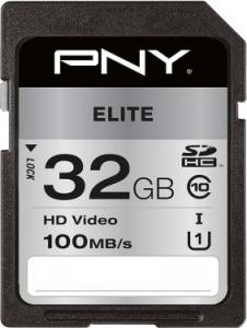Karta PNY Elite SDHC 32 GB Class 10 UHS-I/U1  (P-SD32GU1100EL-GE) 1