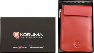 KORUMA Czerwone etui na kluczyki typu Keyless antyRFID - Koruma (KUK-94PR) Uniwersalny 4