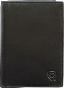 KORUMA Czarny portfel/etui na dokumenty antyRFID - Koruma (KUK-82PBL) Uniwersalny 1