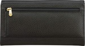 KORUMA Damski czarny portfel antyRFID - Koruma (KUK-38PBL) Uniwersalny 3