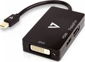 Adapter AV V7 DisplayPort - DisplayPort czarny (V7MDP-DPDVIHDMI-1E) 1