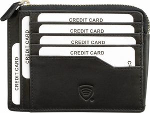 KORUMA Czarny portfel na karty antyRFID - Koruma (KUK-29PBL) Uniwersalny 1