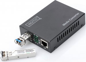 Konwerter światłowodowy Digitus Assmann GIGABIT MEDIA CONVERTER/RJ45/SFP IN 2